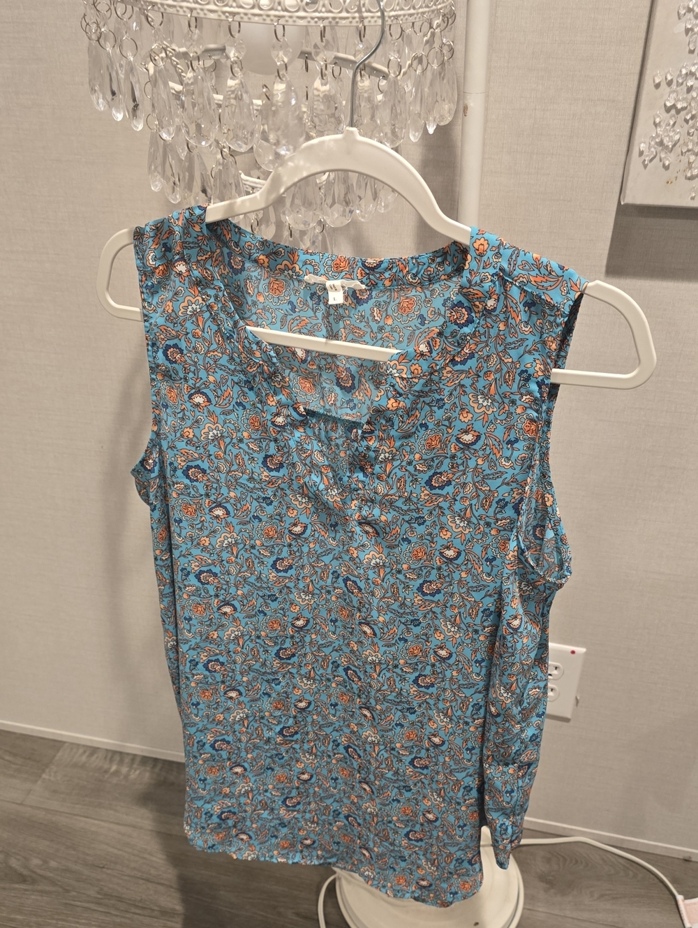 Maurices Blue Paisley Sleeveless Camisole